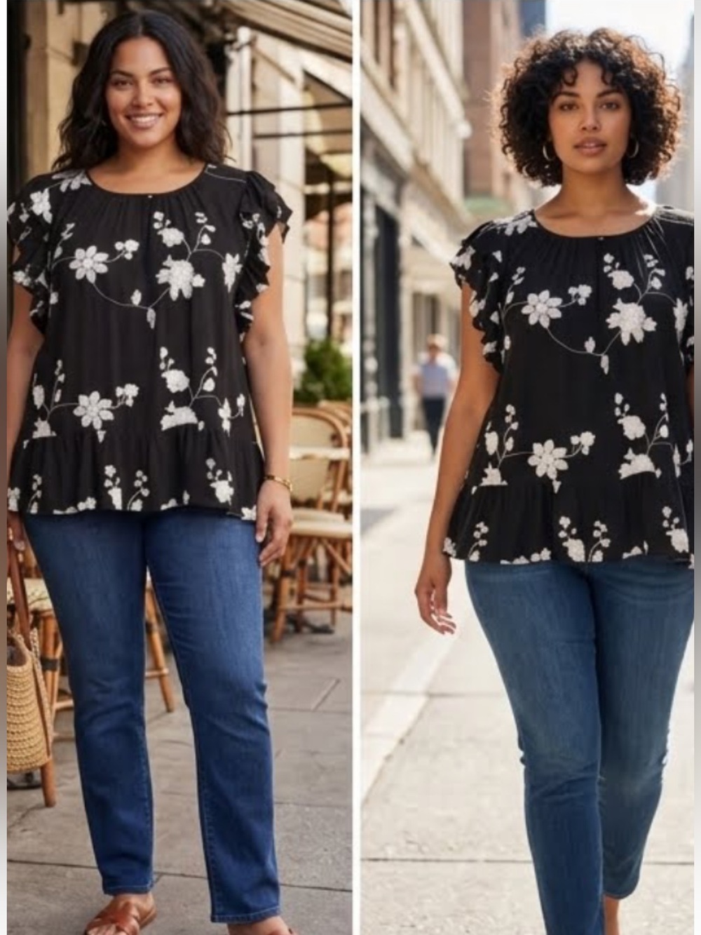 Liv Los Angeles Anthropologie embroidered blouse size 1X New!